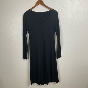 Horny Toad Black Long Sleeve Midi Dress Size Small
